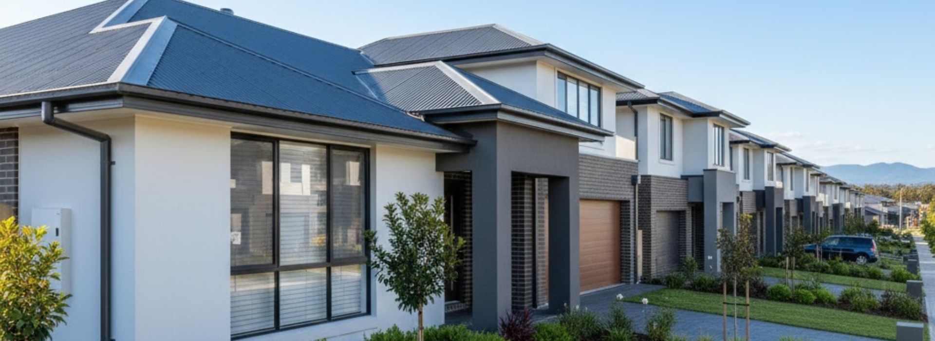 Professional gutter cleaning service in Melbourne - worker cleaning gutters on a residential roof