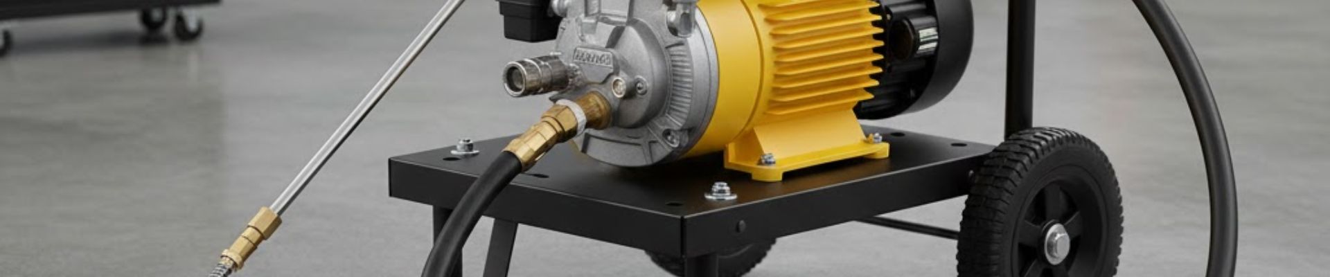 Safety-compliant commercial gutter cleaning with harness and elevated access equipment