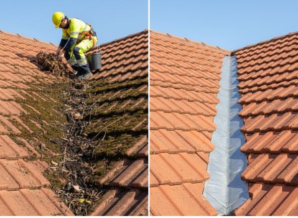 Commercial building in Melbourne with gutters requiring professional cleaning